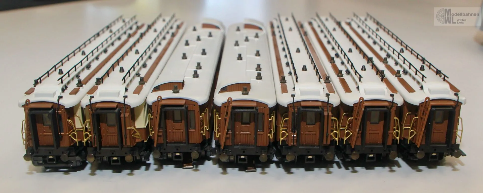Märklin 42755 - MÄRKLIN - Schnellzugwagen-Set CIWL Ep.I 5.tlg. H0/WS Innenbeleuchtung