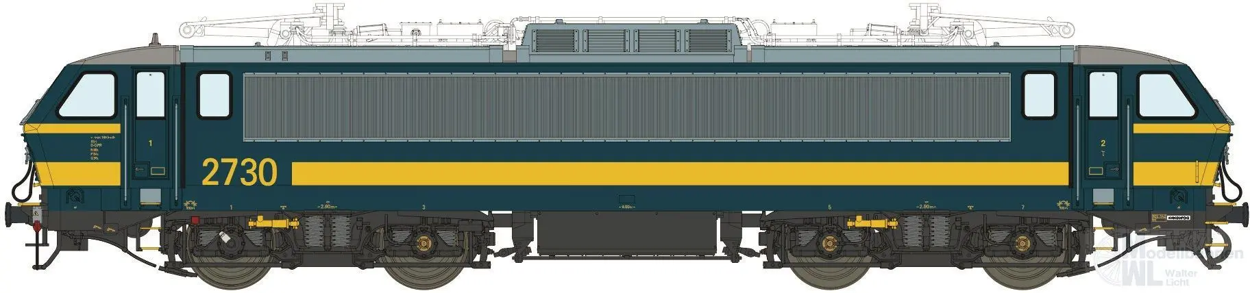 LS Models 13581 - E-Lok HLE 27 SNCB Ep.VI 2730 H0/WS