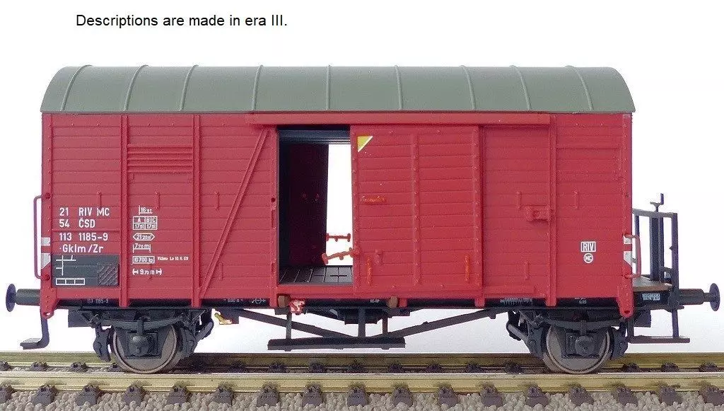 Exact Train 20791 - Güterwagen gedeckt CSD Ep.III Oppeln H0/GL