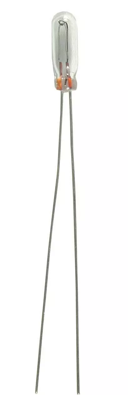 Viessmann 6220 - Glühlampe klar T 1/2 1,8mm 16V 30mA 2 blanke Drähte Drahtlänge 20mm