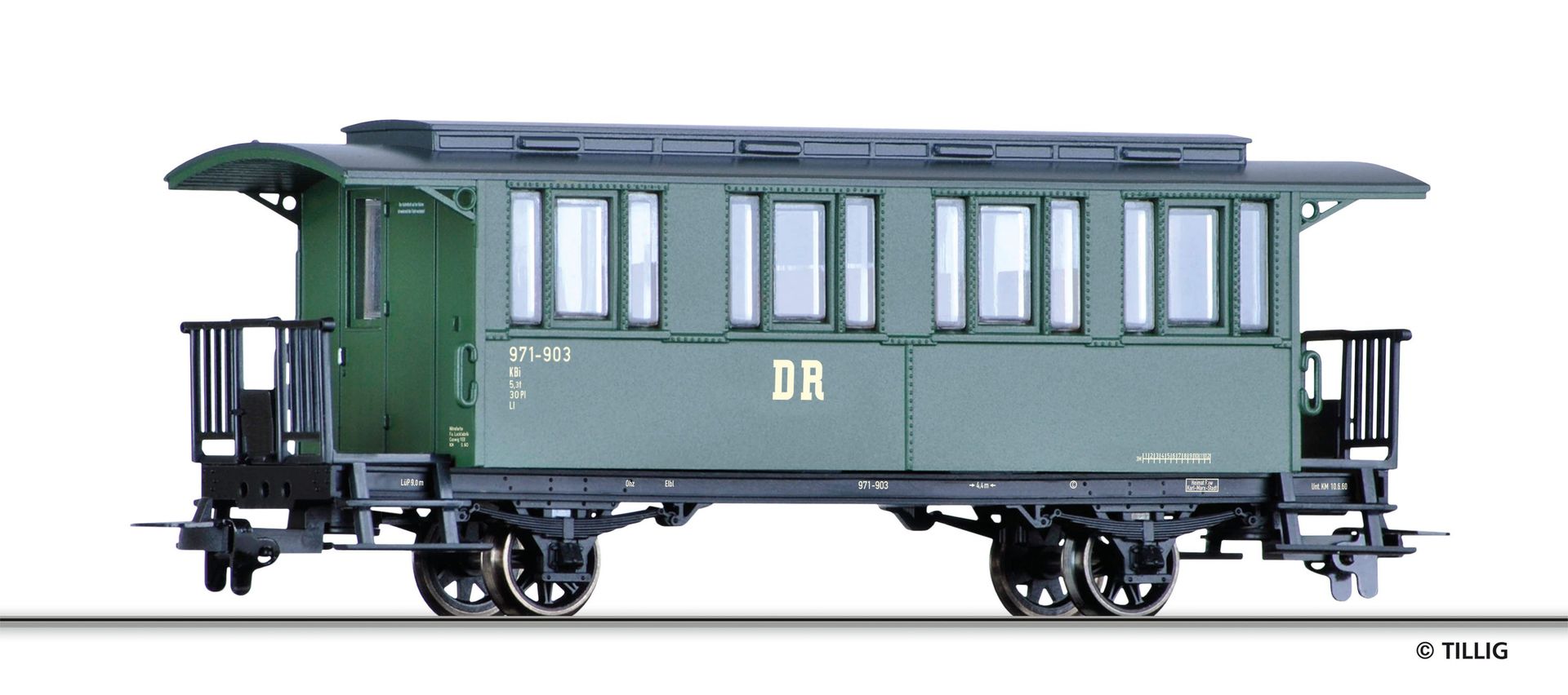 Tillig 03907 - Personenwagen DR Ep.III KBi H0e