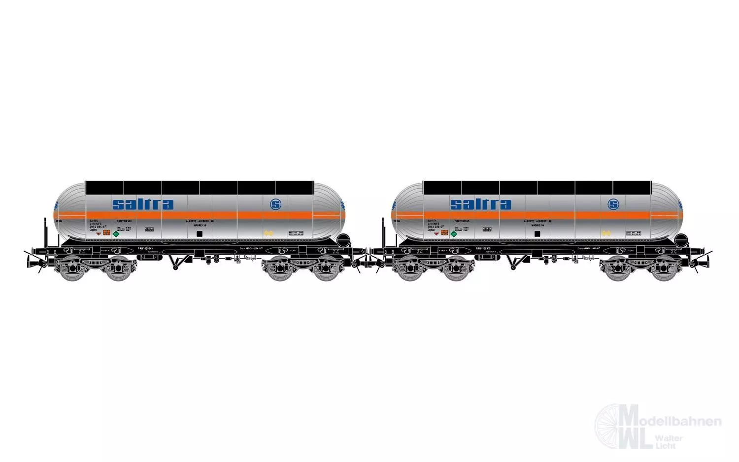 Electrotren 6098 - Kesselwagen Set RENFE Ep.IV 2.tlg. Saltra H0/GL