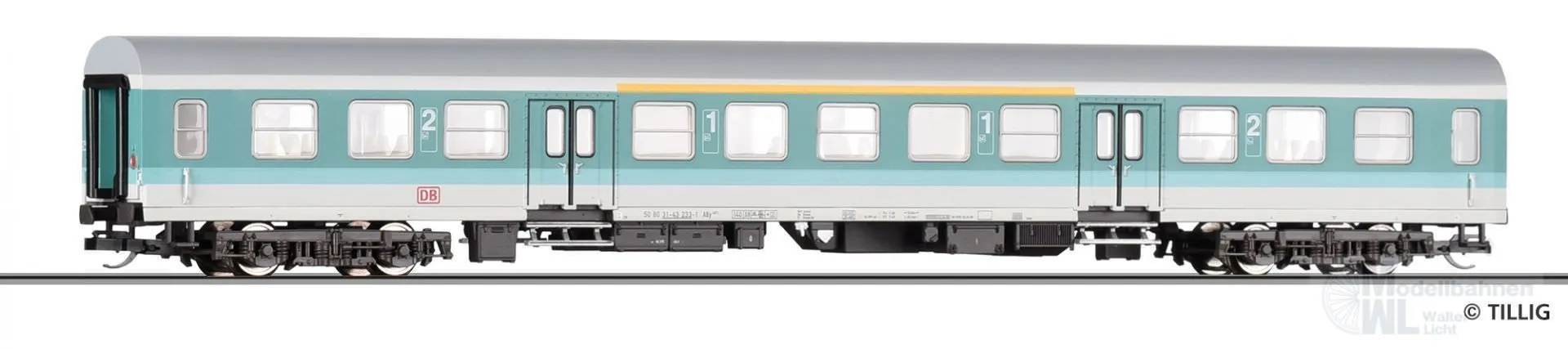 Tillig 12600 - Personenwagen DB Ep.V 1/2.Kl. Aby 407 Halberstadt TT 1:120