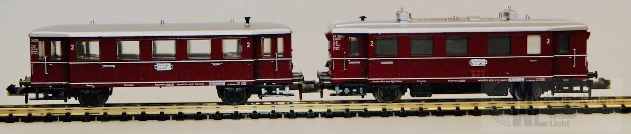 Trix 12090 - MINITRIX - Triebwagen VT 175 909 DB Ep.III + Beiwagen N 1:160
