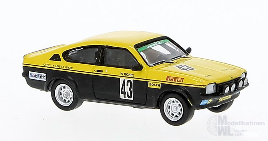 Brekina 20405 - Opel Kadett C GT/E Walter Röhrl ausDRM 1976 H0 1:87 Brekina 20405 - Opel Kadett C GT/E Walter Röhrl ausDRM 1976 H0 1:87