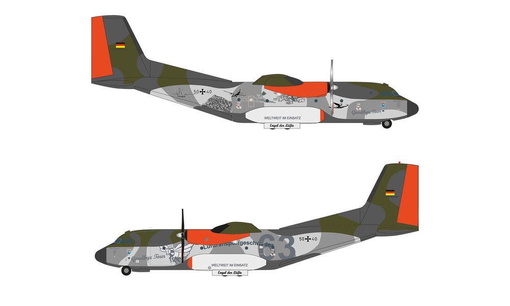 Herpa 571562 - Transall C-160 Luftwaffe LTG63 Brummel 1:200 (Aufträge bis 18.08.2021 10:34)