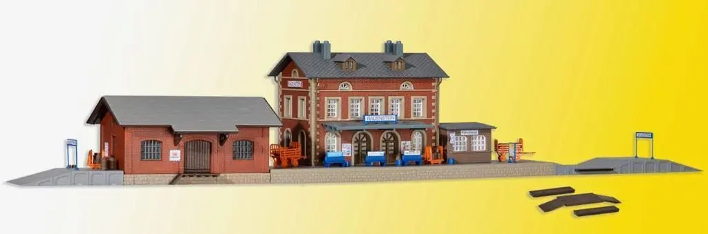 Kibri 37396 - Bahnhof Rauenstein mit Güterschuppen N 1:160