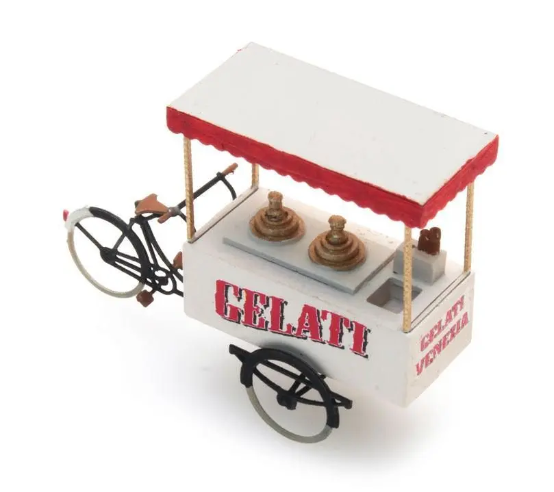 ARTITEC b.v. 387298 - Eisverkaufsfahrrad Gelati Venezia H0 1:87