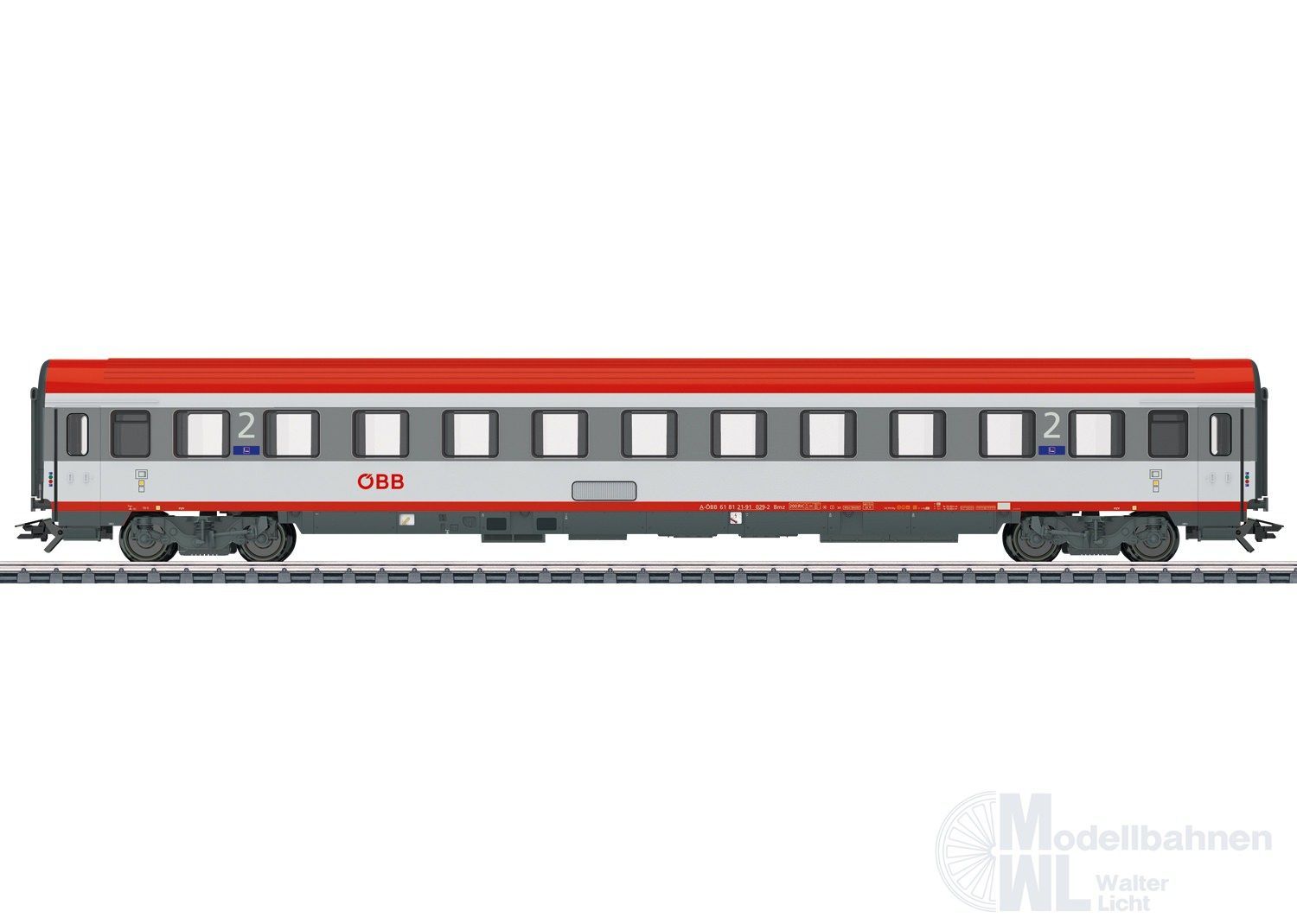 Märklin 42748 - Personenwagen ÖBB Ep.VI 2.Kl. Bmz H0/WS