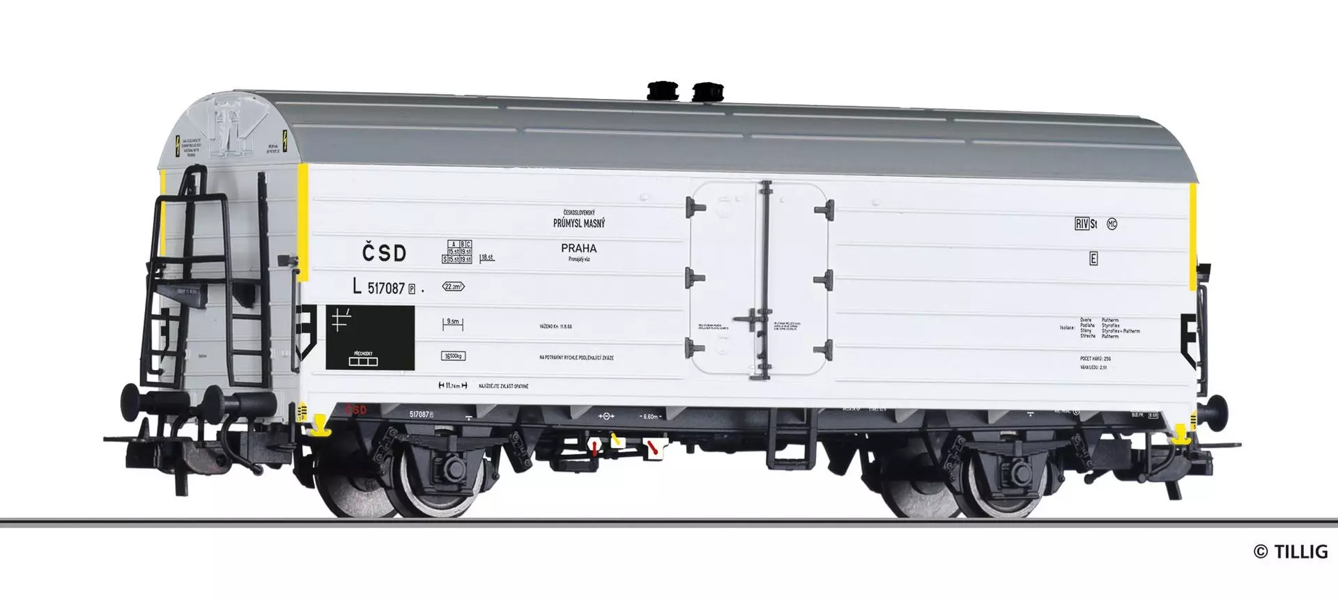 Tillig 76807 - Kühlwagen CSD Ep.III Typ L H0/GL