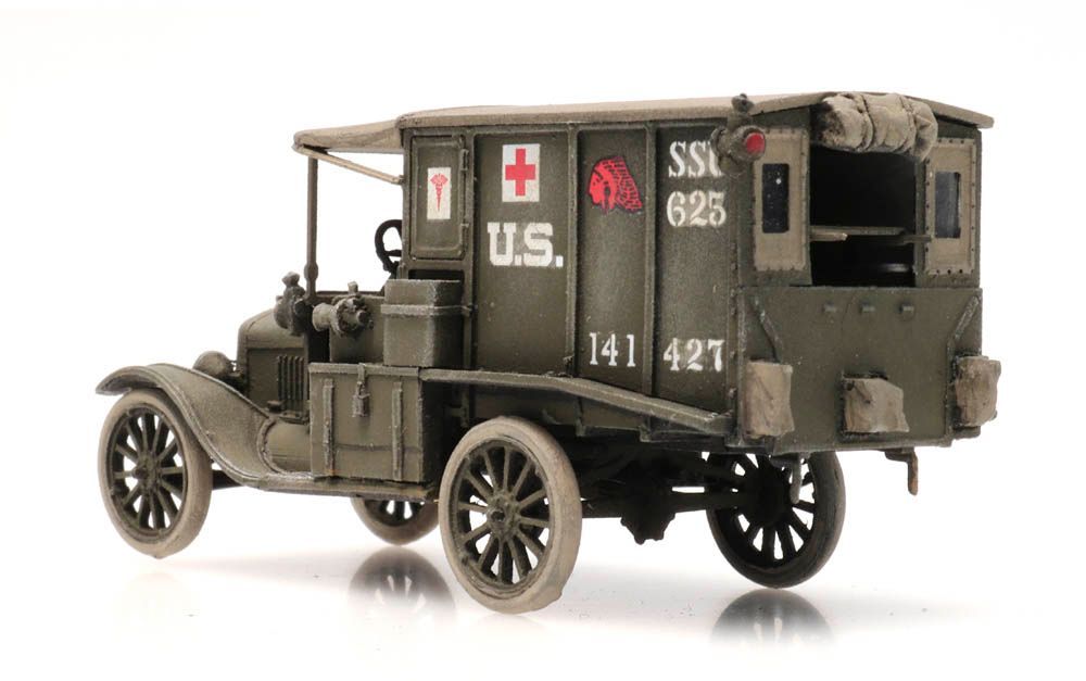 ARTITEC b.v. 6870308 - US T-Ford Ambulance H0 1:87