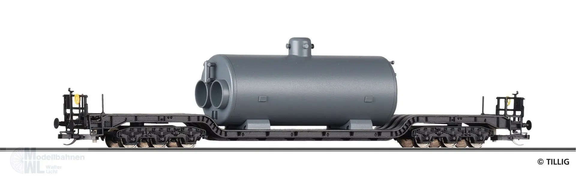 Tillig 95015 - Tiefladewagen DR Ep.III TT 1:120