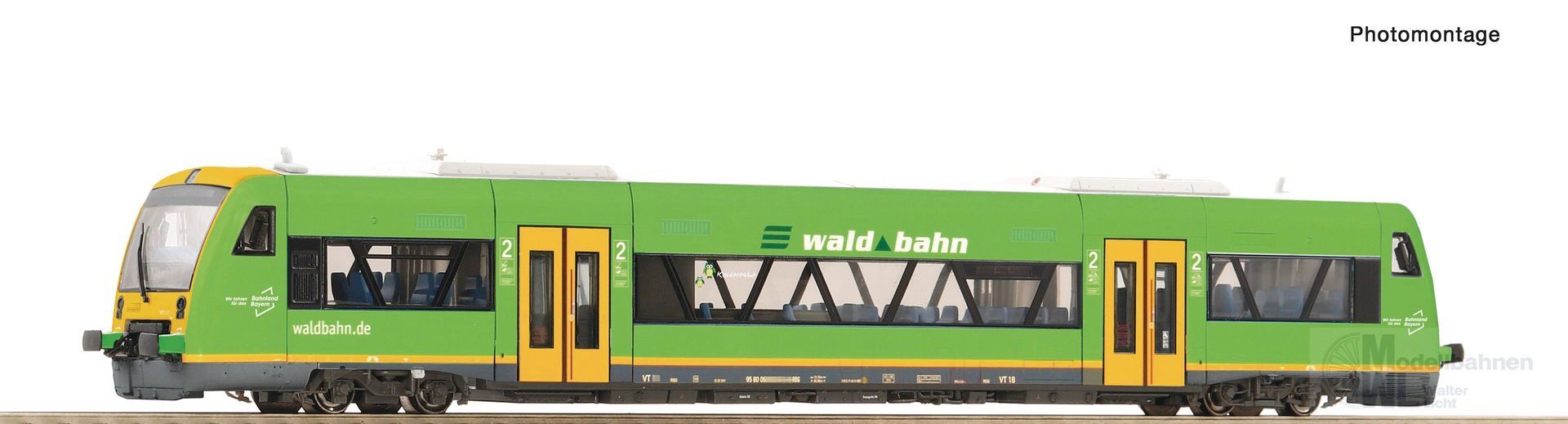 Roco 7780008 - Dieseltriebwagen RS1 Waldbahn Ep.VI TT 1:120