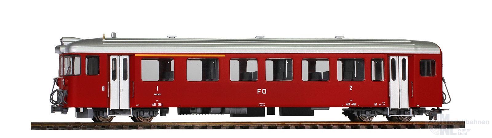 Bemo 3275208 - Steuerwagen ABt 4194 FO Ep.III/IV dunkelrot H0m
