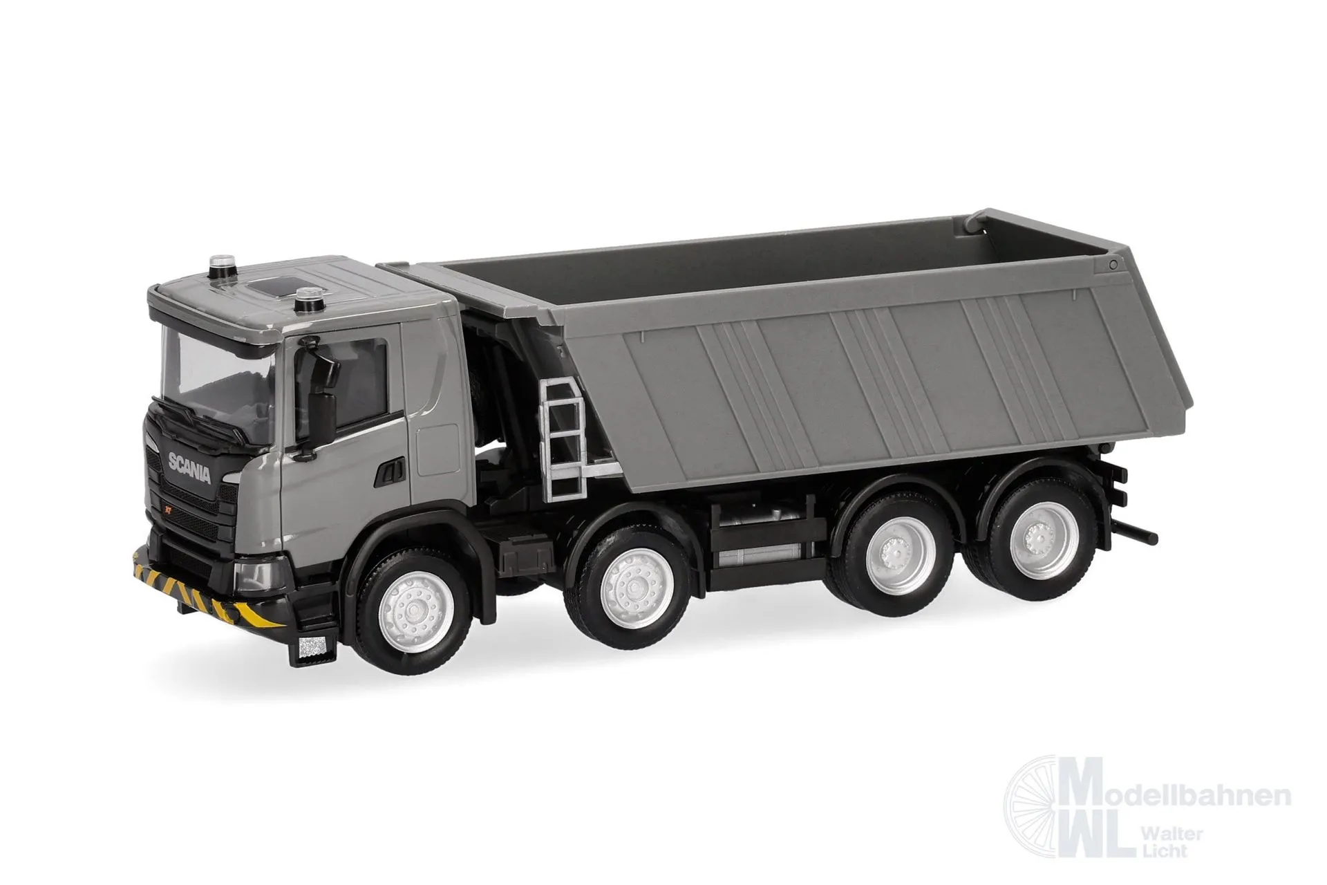 Herpa 321402 - Scania XT 17 Kipp-LKW 4a grau H0 1:87