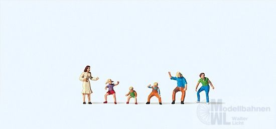 Preiser 79063 - Figuren zum Karussell N 1:160