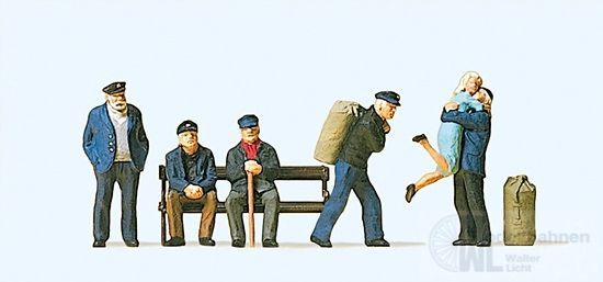 Preiser 10352 - Am Anlegeplatz H0 1:87