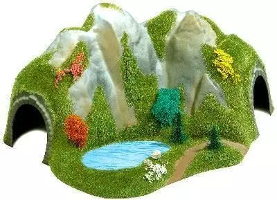 Busch 8003 - Ecktunnel mit See N 1:160