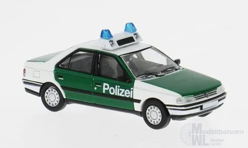 PCX-Models 871684 - Peugeot 405 Polizei Saarland 1987 H0 1:87
