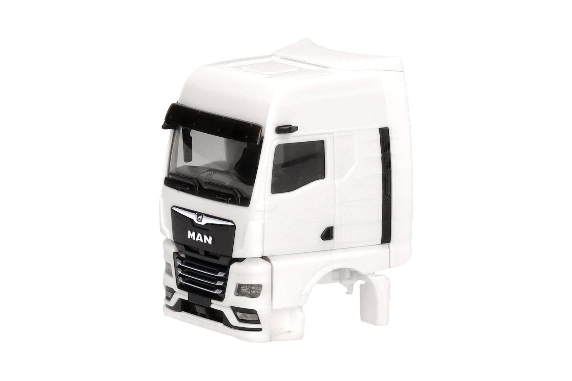 Herpa 086332 - Fahrerhaus MAN TGX GX Windleitblechen Spiegelkamera weiß 2 St. H0 1:87