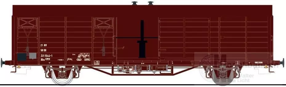 Exact Train 20743 - Mannschaftswagen DB Ep.IV Hbs 2311 mit Ofen H0/GL