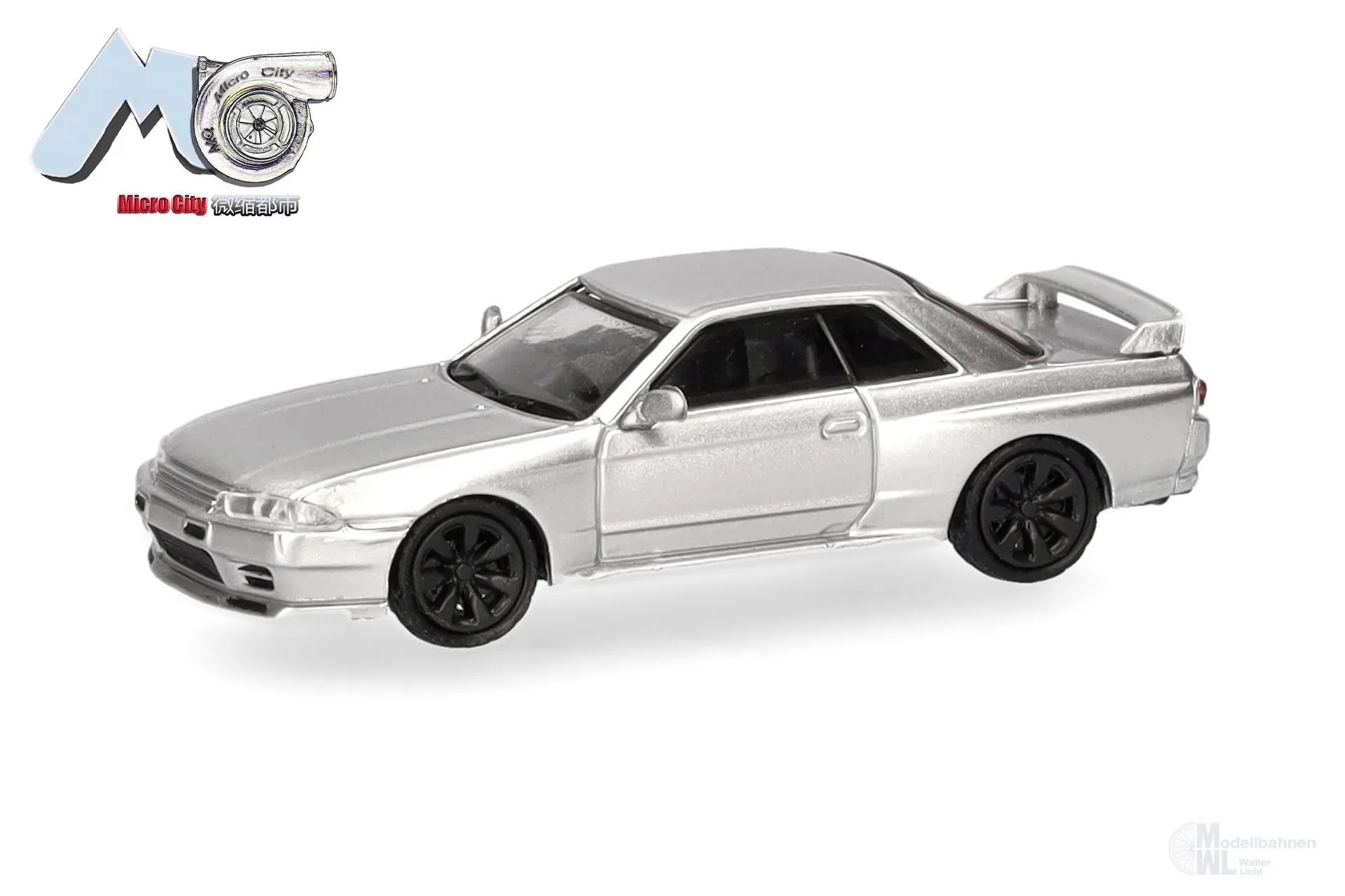 Herpa 87MC000092 - Nissan Skyline GTR32 silber H0 1:87