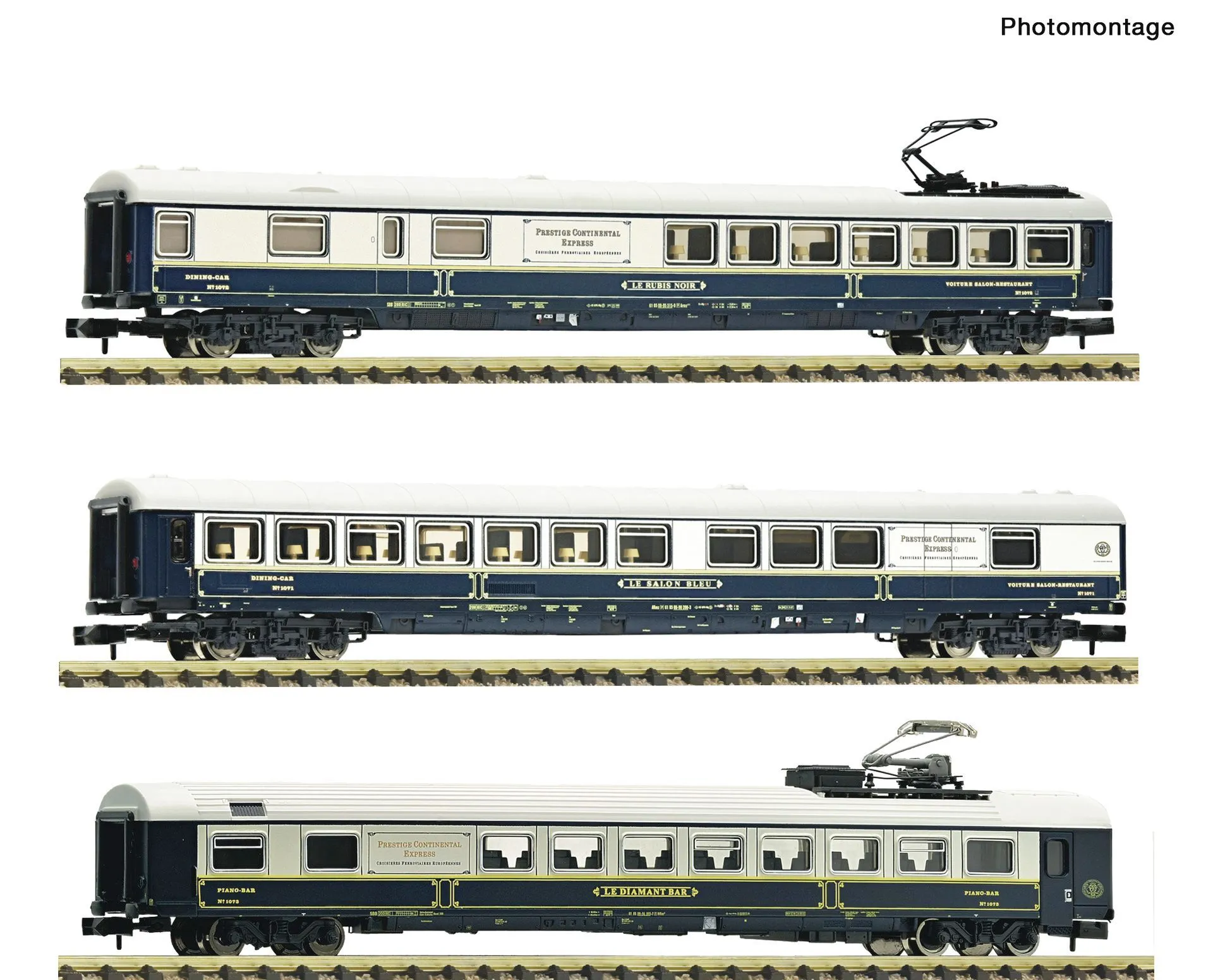 Fleischmann 6260136 - Personenwagen Set Prestige Continental Express Ep.VI 3.tlg. N 1:160
