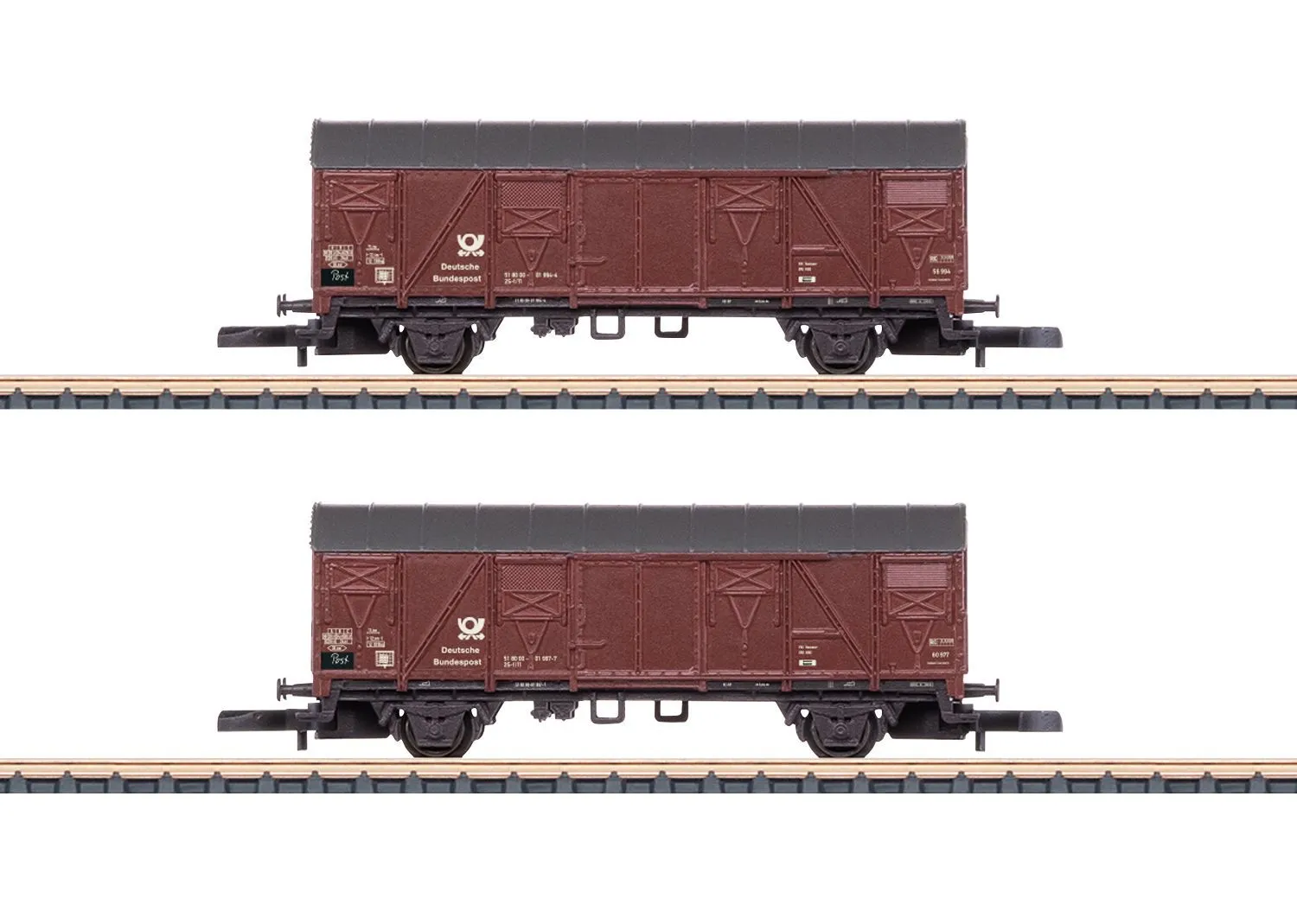 Märklin 86006 - Wagenpackung Deutsche Bundespost Ep.IV 2.tlg. Z 1:220