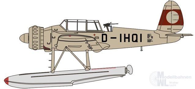 Herpa 81AC080S - Arado AR196 D-IHQI Protot.1938 1:72