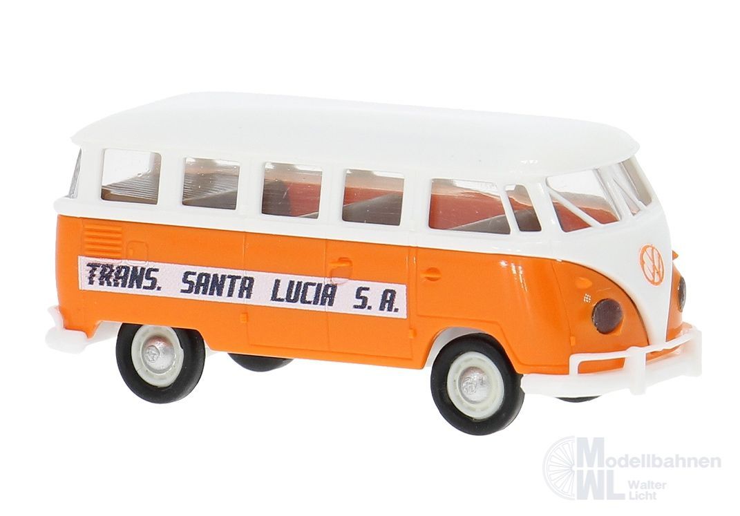 Brekina 31855 - VW T1b Samba Trans Santa Lucia aus der Karibik H0 1:87