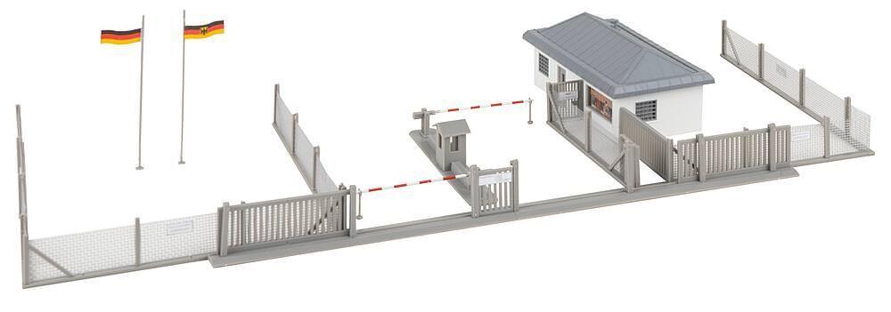 Faller 144102 - Wachgebäude mit Schlagbaum H0 1:87