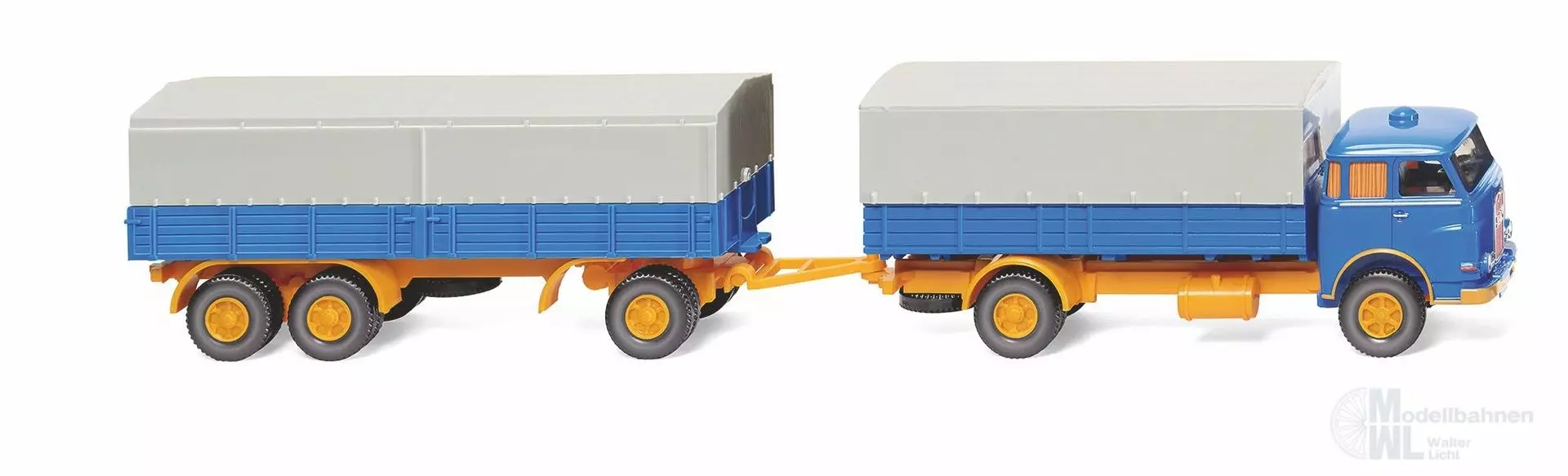 Wiking 041604 - Pritschenhängerzug MAN Pausbacke H0 1:87