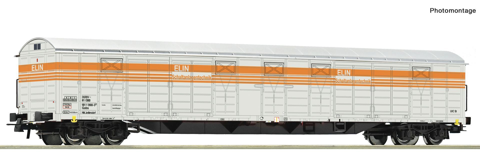 Roco 6600353 - Gedeckter Güterwagen Gabs ÖBB Elin