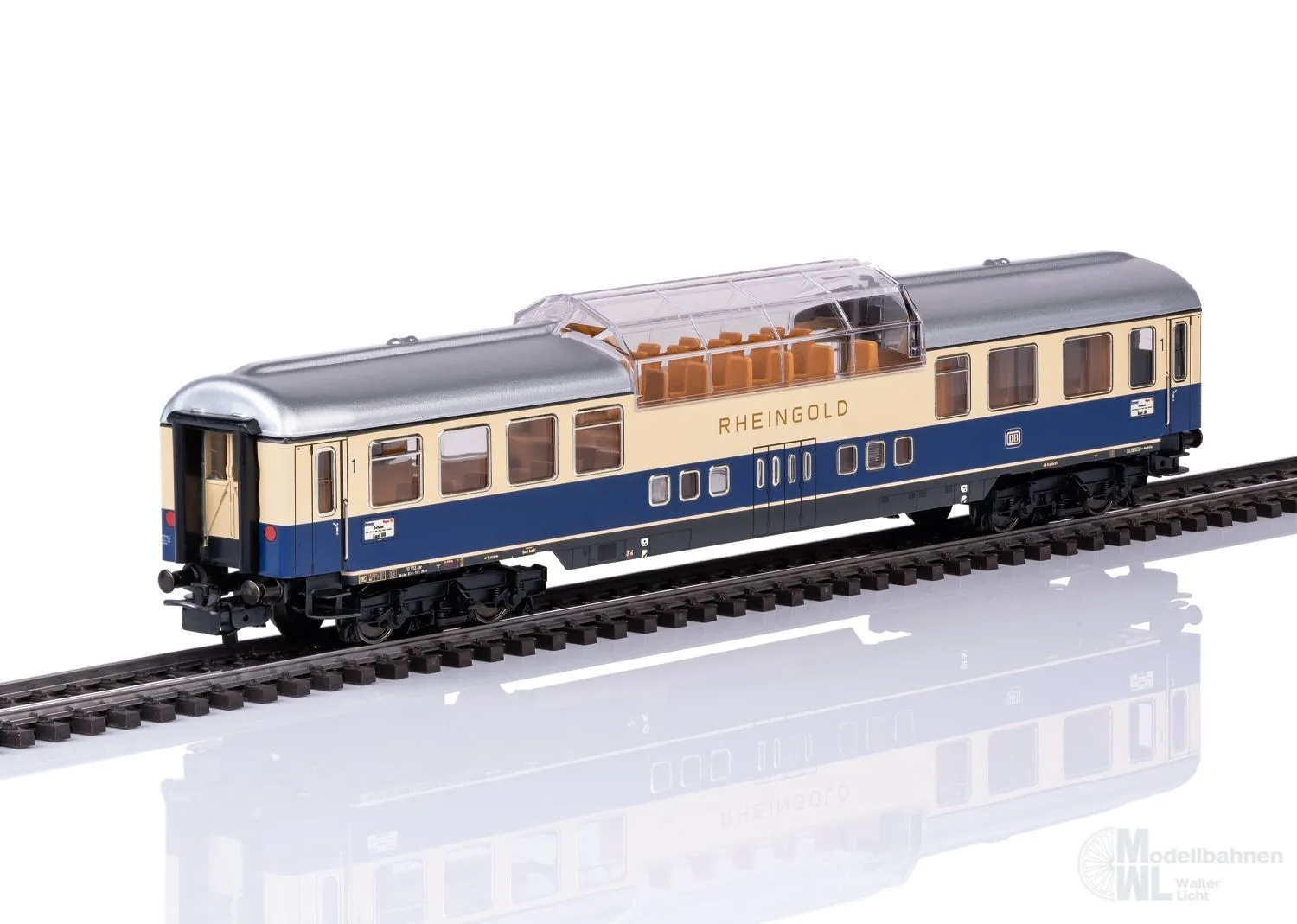 Märklin 40852 - MHI Wagen-Set TEE-Rheingold Tin Plate DB Ep.III 4.tlg. H0/WS