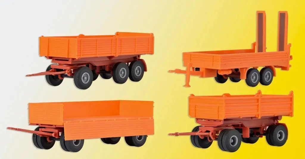 Kibri 15707 - Kommunalanhänger-Set H0 1:87