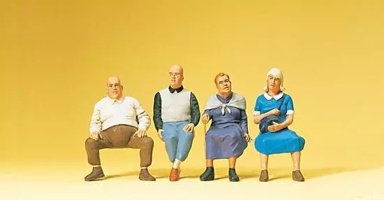 Preiser 65351 - Sitzende Reisende Spur 0