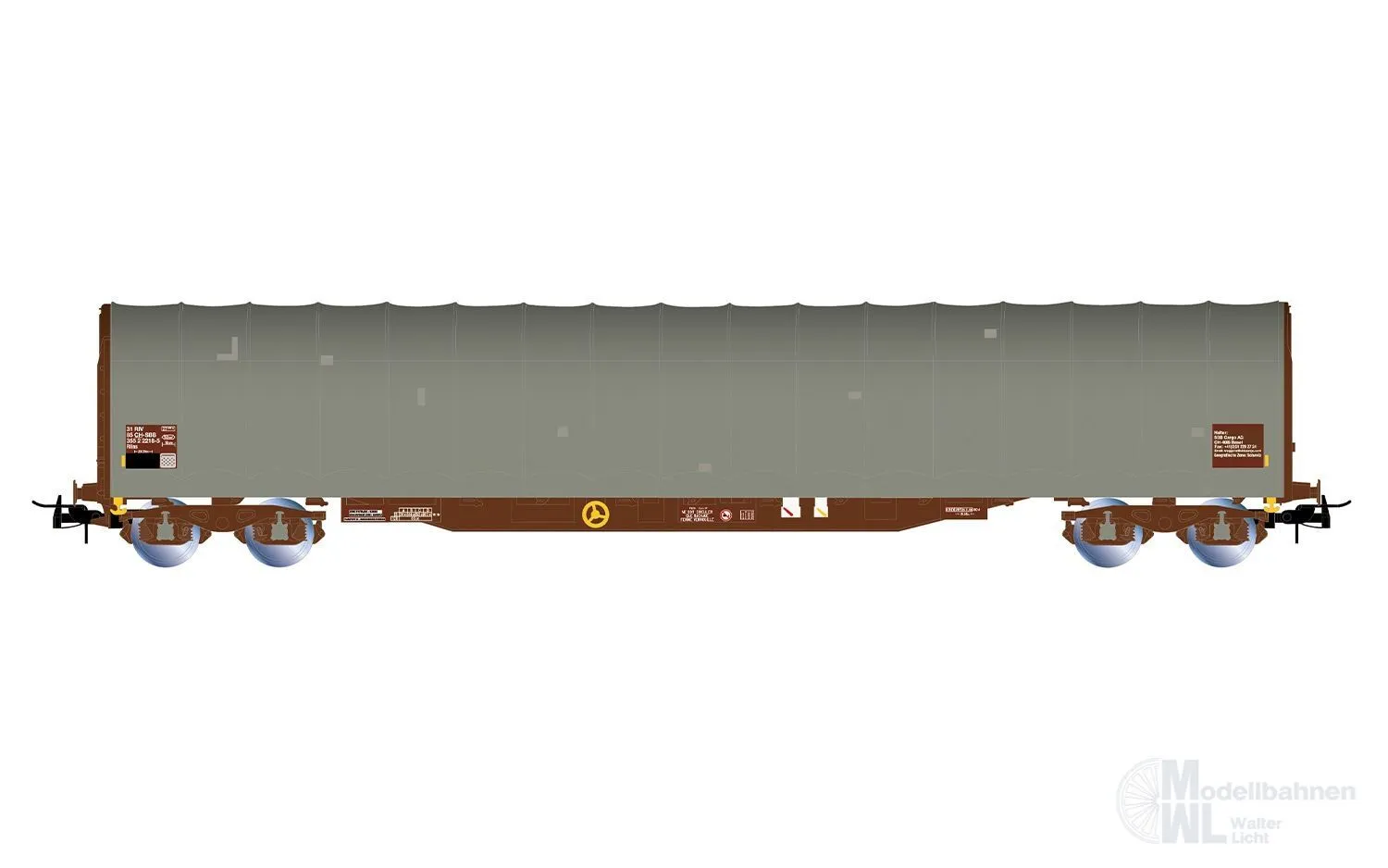 Rivarossi 6718 - Schiebeplanenwagen SBB Ep.V H0/GL
