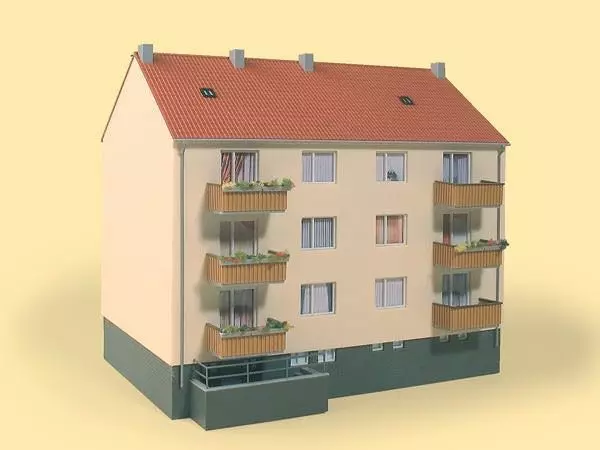 Auhagen 11402 - Mehrfamilienhaus H0 1:87