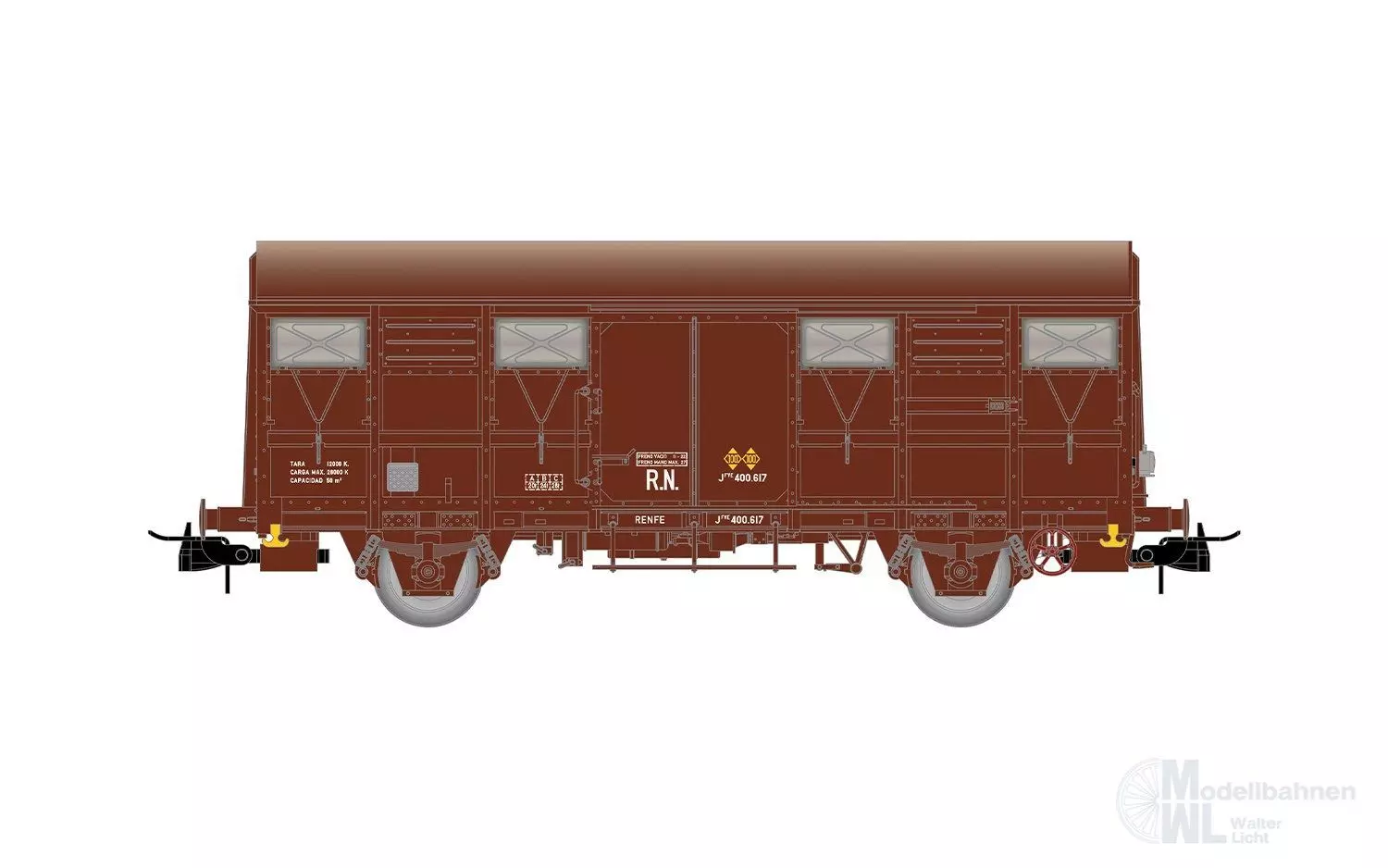 Electrotren 6097 - Güterwagen ged. RENFE Ep.III/IV J2 UIC H0/GL