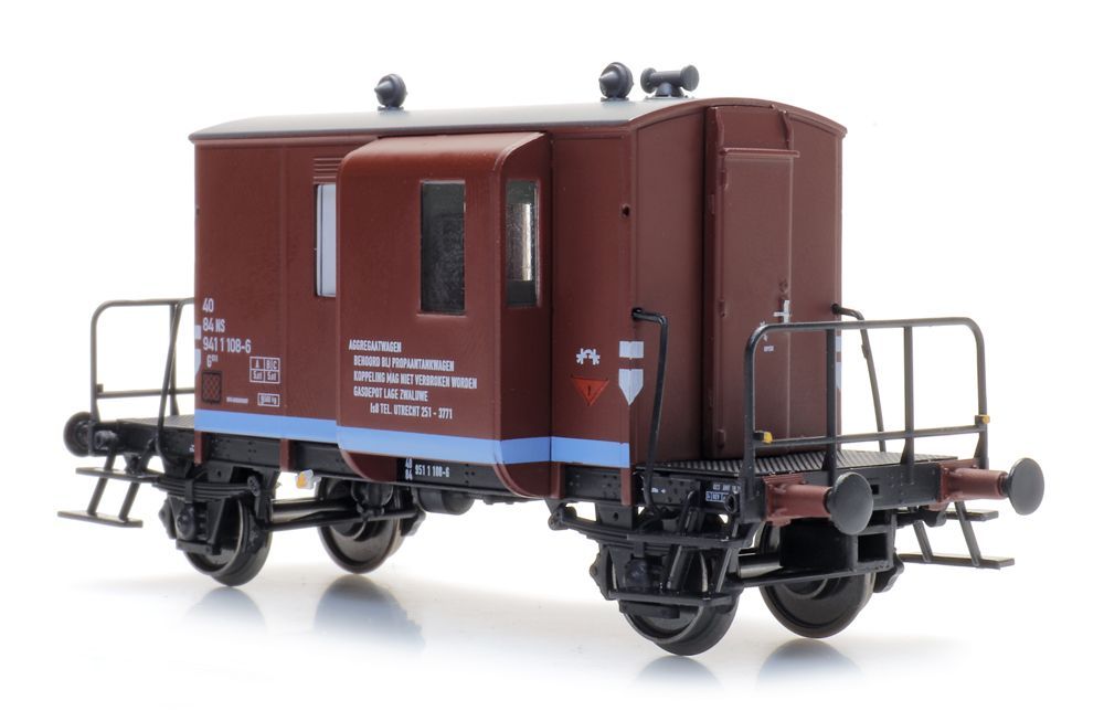 ARTITEC b.v. 20.214.14 - Güterzugbegleitwagen NS Ep.IV DG 108-6 Stromerzeugerwagen H0/GL