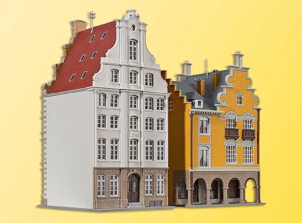 Kibri 37154 - Bürgerhäuser in Tournai 2 Stück N 1:160