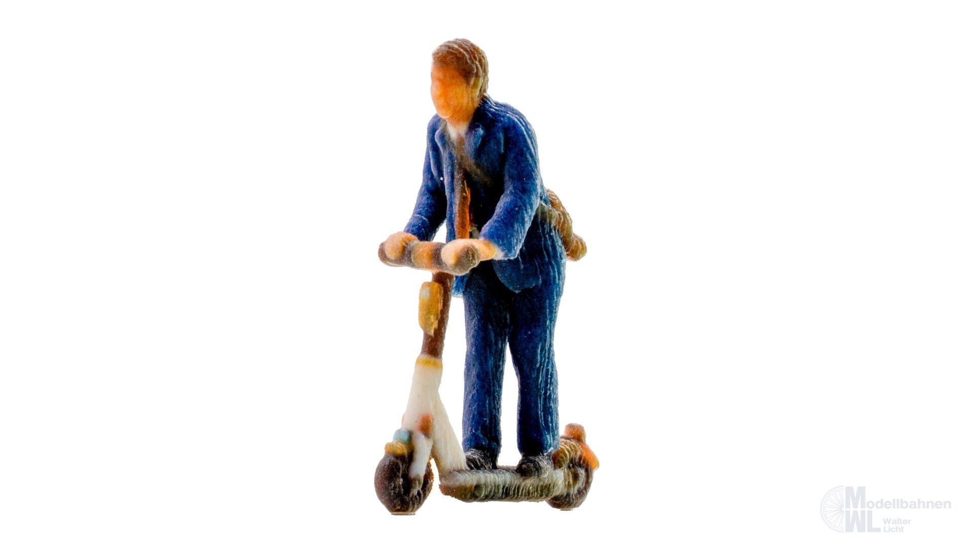 Noch 10607 - Mann auf E-Scooter  H0 1:87
