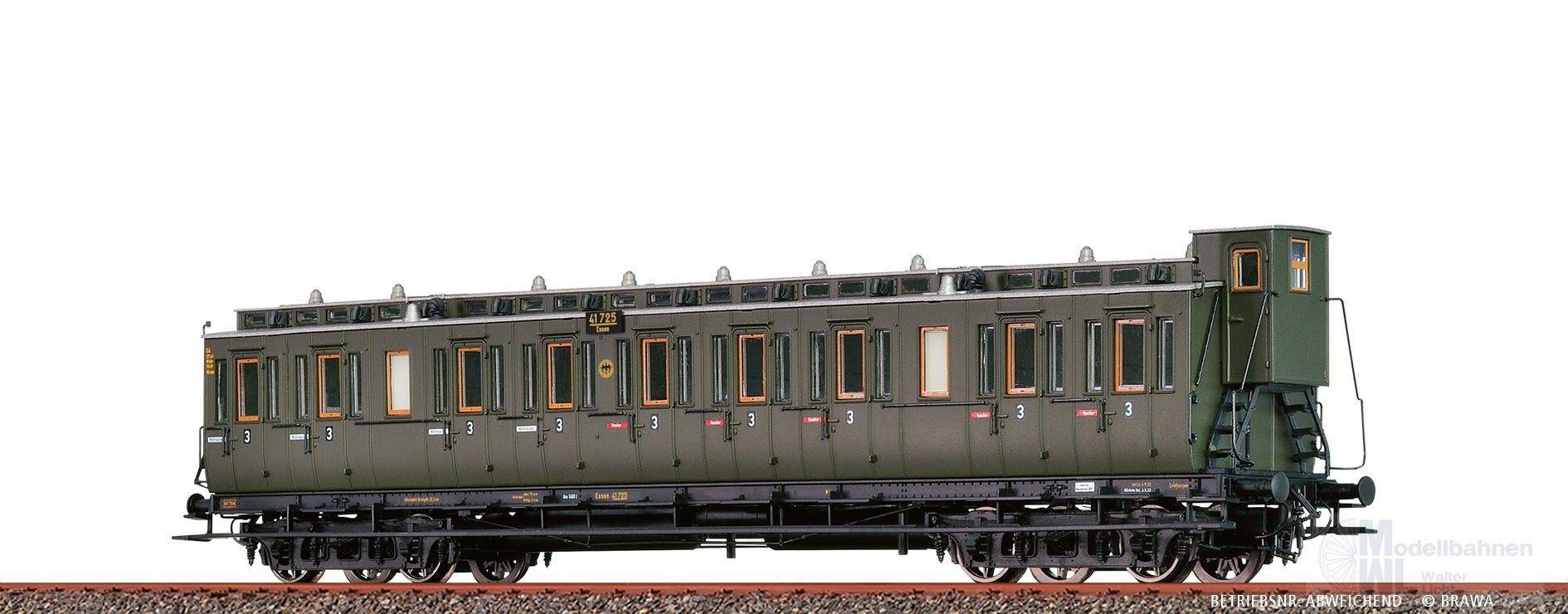 Brawa 45272 - Abteilwagen DRG Ep.II C4 H0/GL