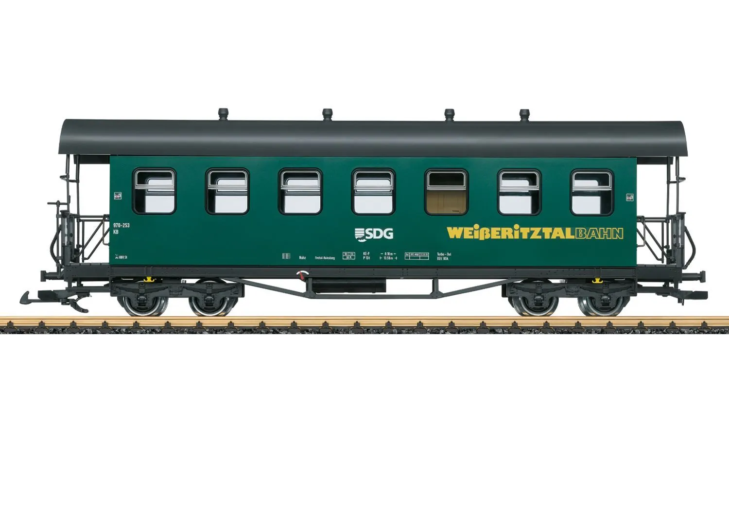 LGB 31390 - Personenwagen SDG Ep.VI Weißeritztalbahn KB 970-253 Spur G