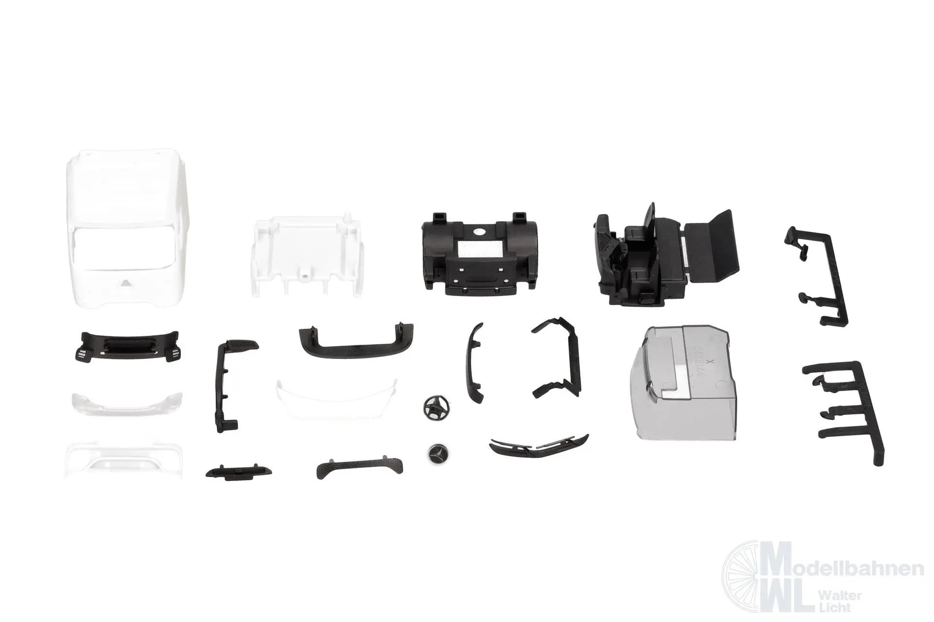 Herpa 086271 - Fahrerhaus Mercedes-Benz Actros L ProCabin Bigspace weiß 2 Stück H0 1:87
