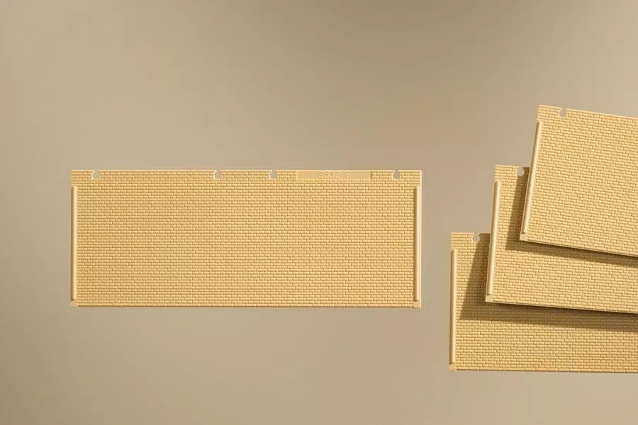 Auhagen 80628 - Wände 2532F gelb H0 1:87