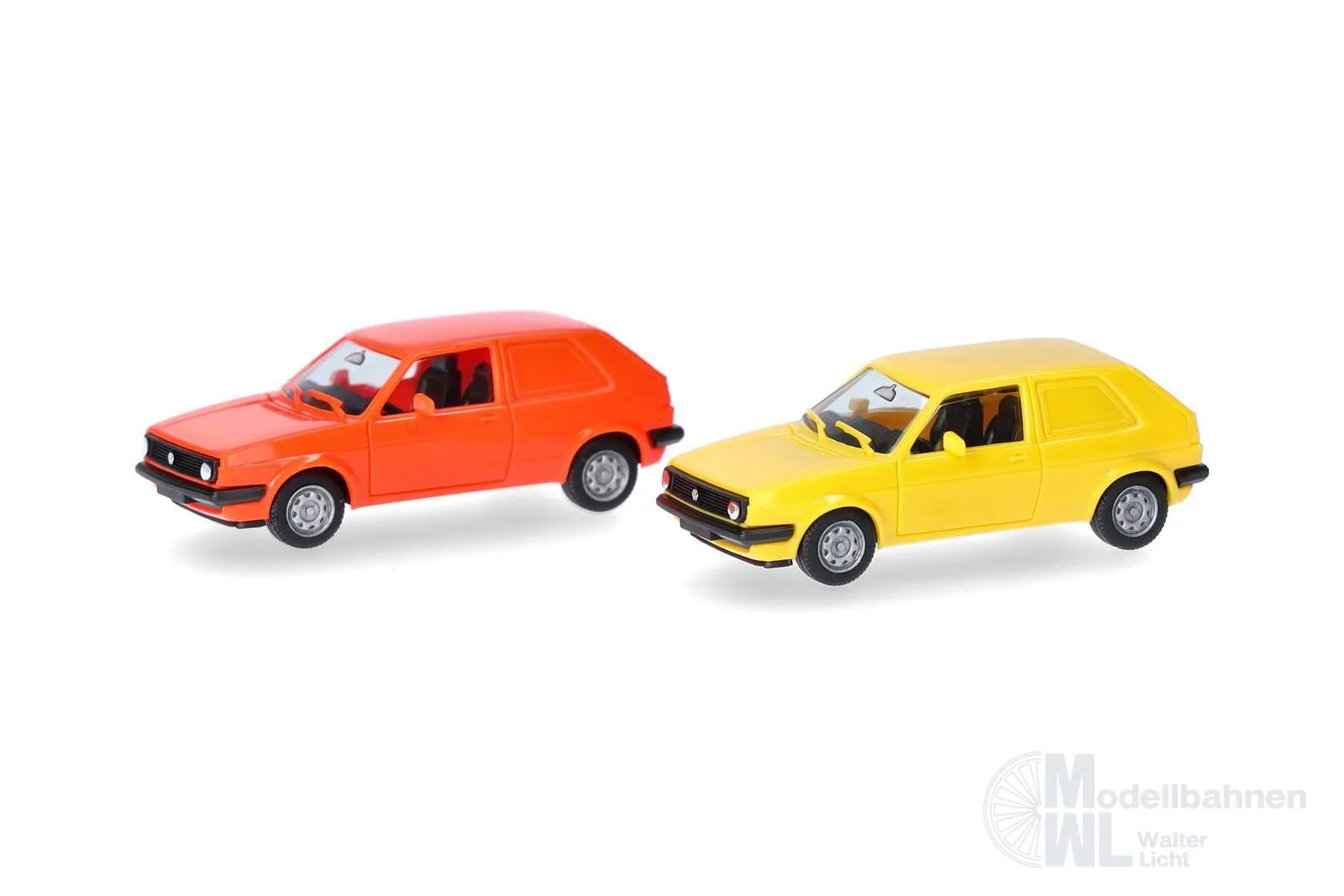 Herpa 014281 - MiKi VW Golf II 2-türig 2 Stück H0 1:87