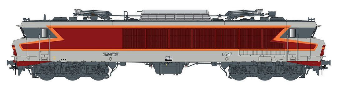LS Models 10814 - E-Lok CC 6547 SNCF Ep.IV/V Arzens H0/WS
