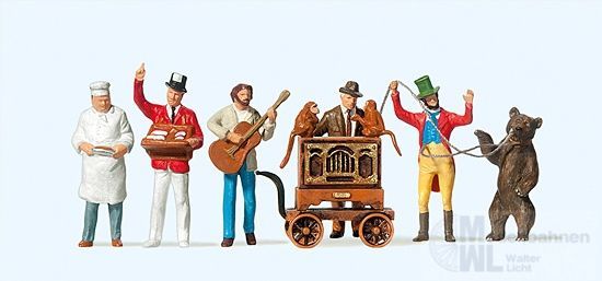 Preiser 24653 - Drehorgelspieler, Musikant, V H0 1:87 Preiser 24653 - Drehorgelspieler, Musikant, V H0 1:87