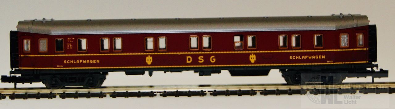 Roco 2259 - ROCO - Hecht Schlafwagen DB WL4ü N 1:160